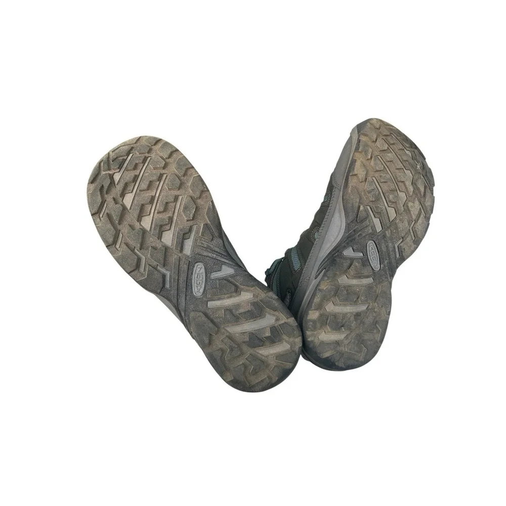 Keen Circadia Mid Polar Steel Grey Waterproof Hiking Boot Womens Size 9